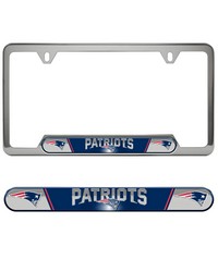 New England Patriots Embossed License Plate Frame by   