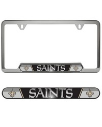 New Orleans Saints Embossed License Plate Frame by   