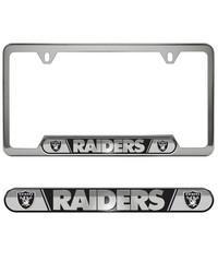 Las Vegas Raiders Embossed License Plate Frame by   