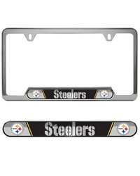 Pittsburgh Steelers Embossed License Plate Frame by   