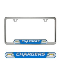 Los Angeles Chargers Embossed License Plate Frame by   