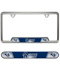 Los Angeles Rams Embossed License Plate Frame by   