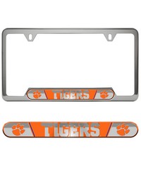 Clemson Tigers Embossed License Plate Frame by   