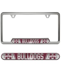 Mississippi State Bulldogs Embossed License Plate Frame by   