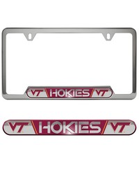 Virginia Tech Hokies Embossed License Plate Frame by   