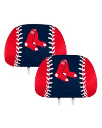 Boston Red Sox Printed Headrest Cover by   