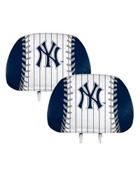 New York Yankees Printed Headrest Cover by   