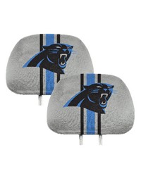 Carolina Panthers Printed Headrest Cover by   