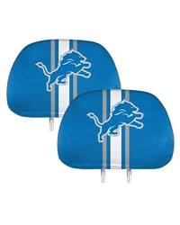 Detroit Lions Printed Headrest Cover by   