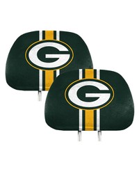 Green Bay Packers Printed Headrest Cover by   