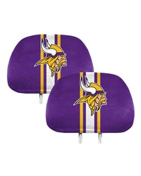 Minnesota Vikings Printed Headrest Cover by   