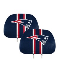 New England Patriots Printed Headrest Cover by   