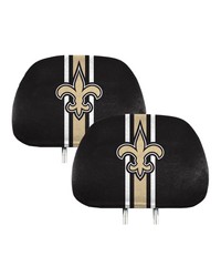 New Orleans Saints Printed Headrest Cover by   