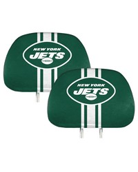 New York Jets Printed Headrest Cover by   