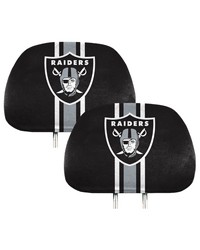 Las Vegas Raiders Printed Headrest Cover by   