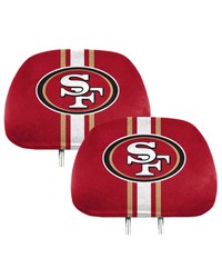 San Francisco 49ers Printed Headrest Cover by   