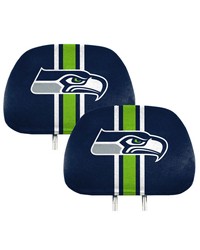 Seattle Seahawks Printed Headrest Cover by   