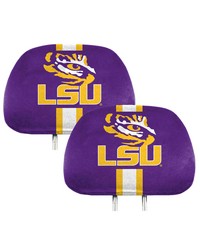 LSU Tigers Printed Headrest Cover by   