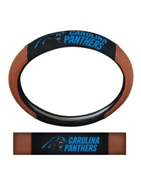 Carolina Panthers Sports Grip Steering Wheel Cover by   