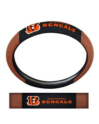 Cincinnati Bengals Sports Grip Steering Wheel Cover by   