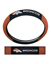 Denver Broncos Sports Grip Steering Wheel Cover by   