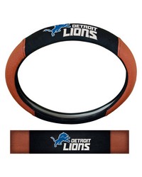 Detroit Lions Sports Grip Steering Wheel Cover by   