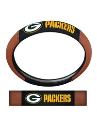 Green Bay Packers Sports Grip Steering Wheel Cover by   