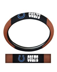 Indianapolis Colts Sports Grip Steering Wheel Cover by   