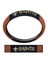 New Orleans Saints Sports Grip Steering Wheel Cover by   