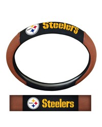 Pittsburgh Steelers Sports Grip Steering Wheel Cover by   