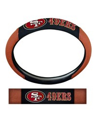 San Francisco 49ers Sports Grip Steering Wheel Cover by   