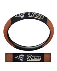 Los Angeles Rams Sports Grip Steering Wheel Cover by   