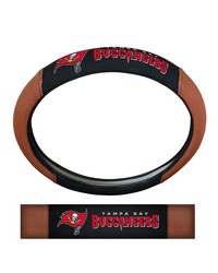 Tampa Bay Buccaneers Sports Grip Steering Wheel Cover by   