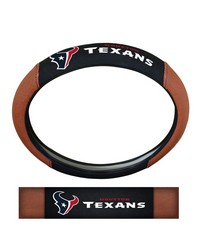 Houston Texans Sports Grip Steering Wheel Cover by   