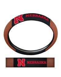 Nebraska Cornhuskers Sports Grip Steering Wheel Cover by   