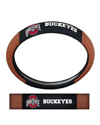 Ohio State Buckeyes Sports Grip Steering Wheel Cover by   