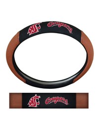 Washington State Cougars Sports Grip Steering Wheel Cover by   