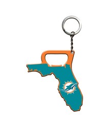 Miami Dolphins Keychain Bottle Opener by   