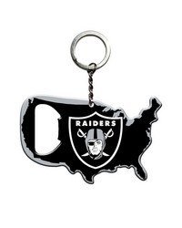 Las Vegas Raiders Keychain Bottle Opener by   