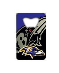 Baltimore Ravens Credit Card Bottle Opener by   