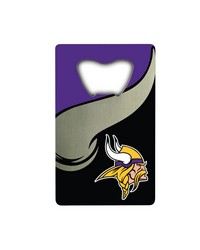 Minnesota Vikings Credit Card Bottle Opener by   