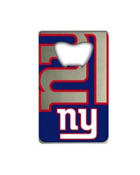 New York Giants Credit Card Bottle Opener by   