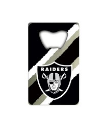 Las Vegas Raiders Credit Card Bottle Opener by   