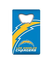 Los Angeles Chargers Credit Card Bottle Opener by   