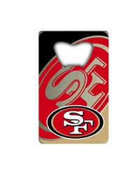 San Francisco 49ers Credit Card Bottle Opener by   