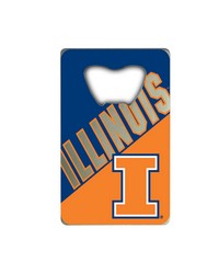 Illinois Illini Credit Card Bottle Opener by   