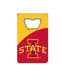 Iowa State Cyclones Credit Card Bottle Opener by   