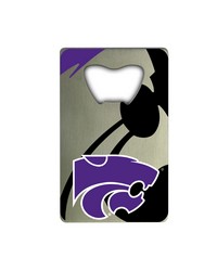 Kansas State Wildcats Credit Card Bottle Opener by   