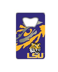 LSU Tigers Credit Card Bottle Opener by   