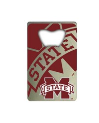 Mississippi State Bulldogs Credit Card Bottle Opener by   